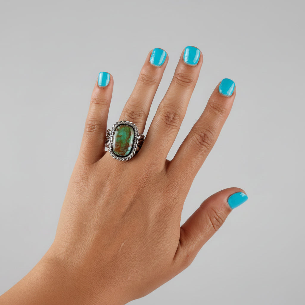 Strawn Turquoise Ring - ring - Wooten's