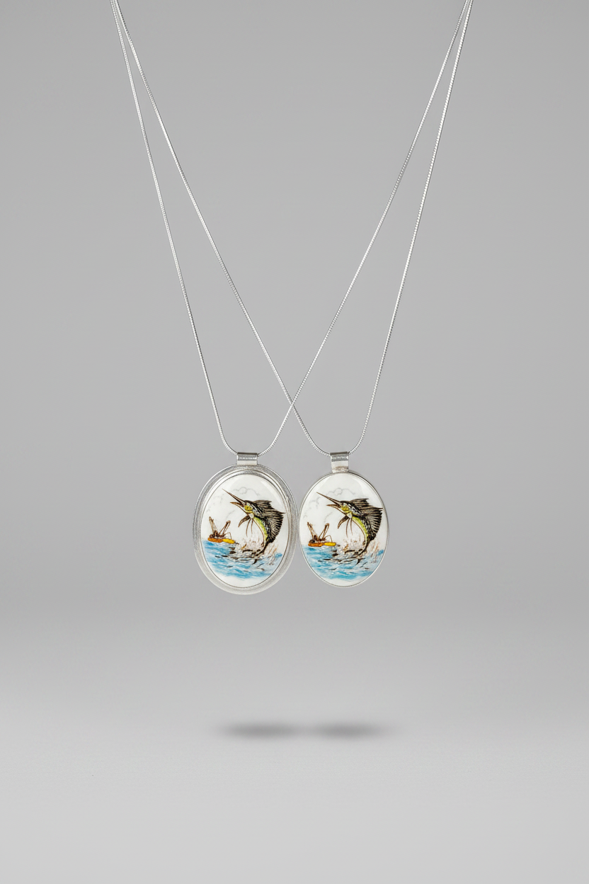 Stuart Sailfish Stone Necklace - Wooten's