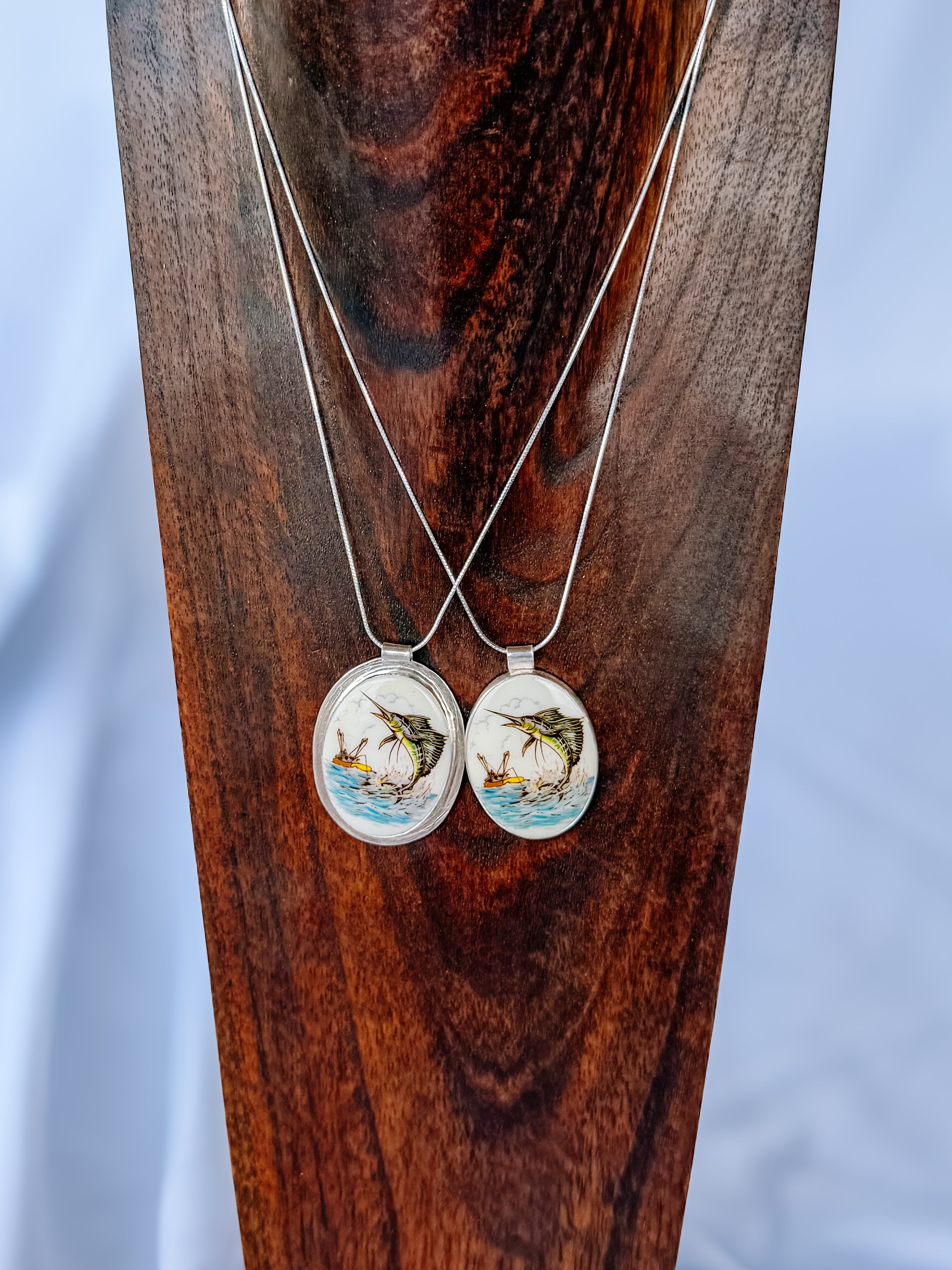 Stuart Sailfish Stone Necklace - Wooten's