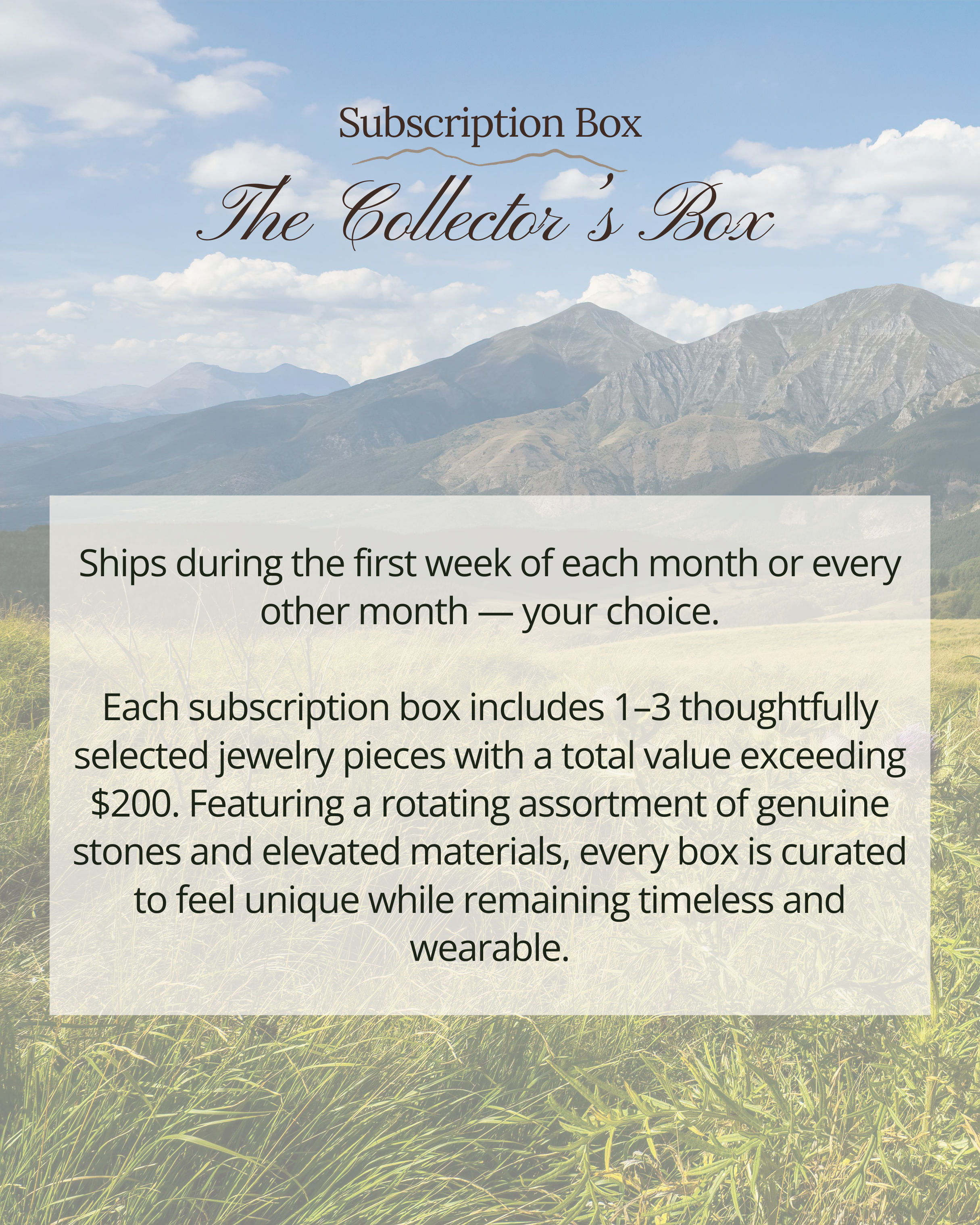 Subscription Box - The Collector's Box - Wooten's