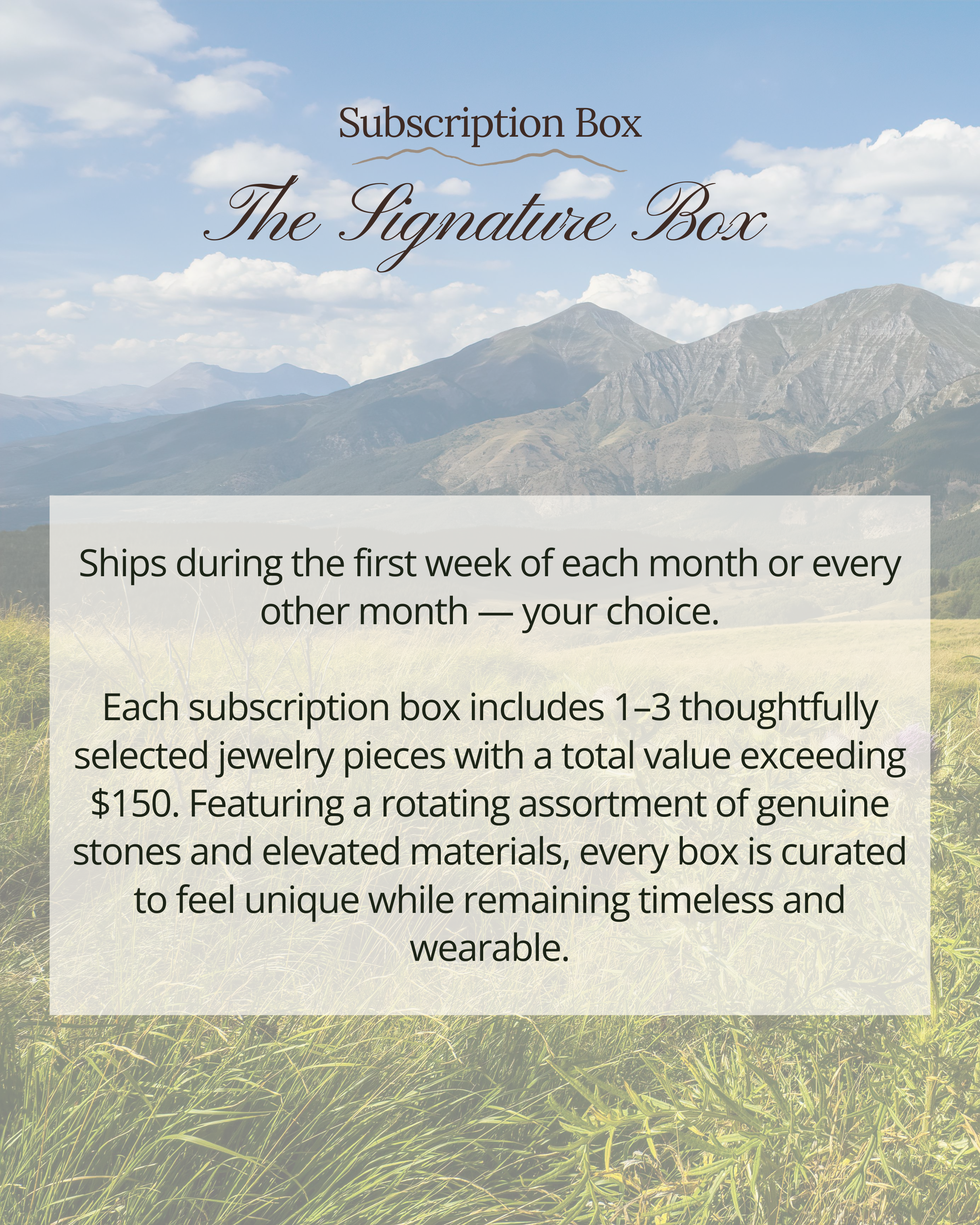 Subscription Box - The Signature Box - Wooten's