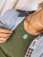 Sundown Sonoran Gold Turquoise Necklace - Wooten's