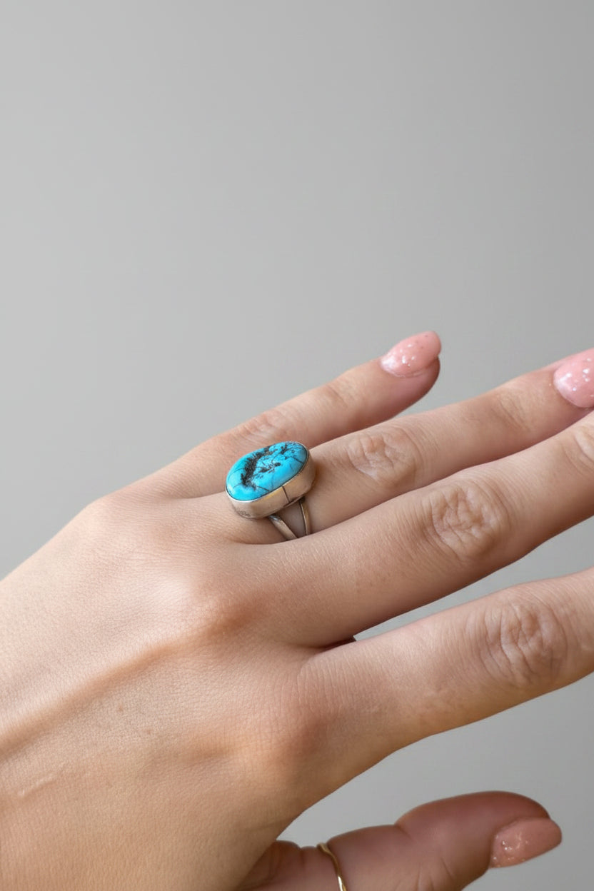 Talco Turquoise Nugget Ring - Wooten's