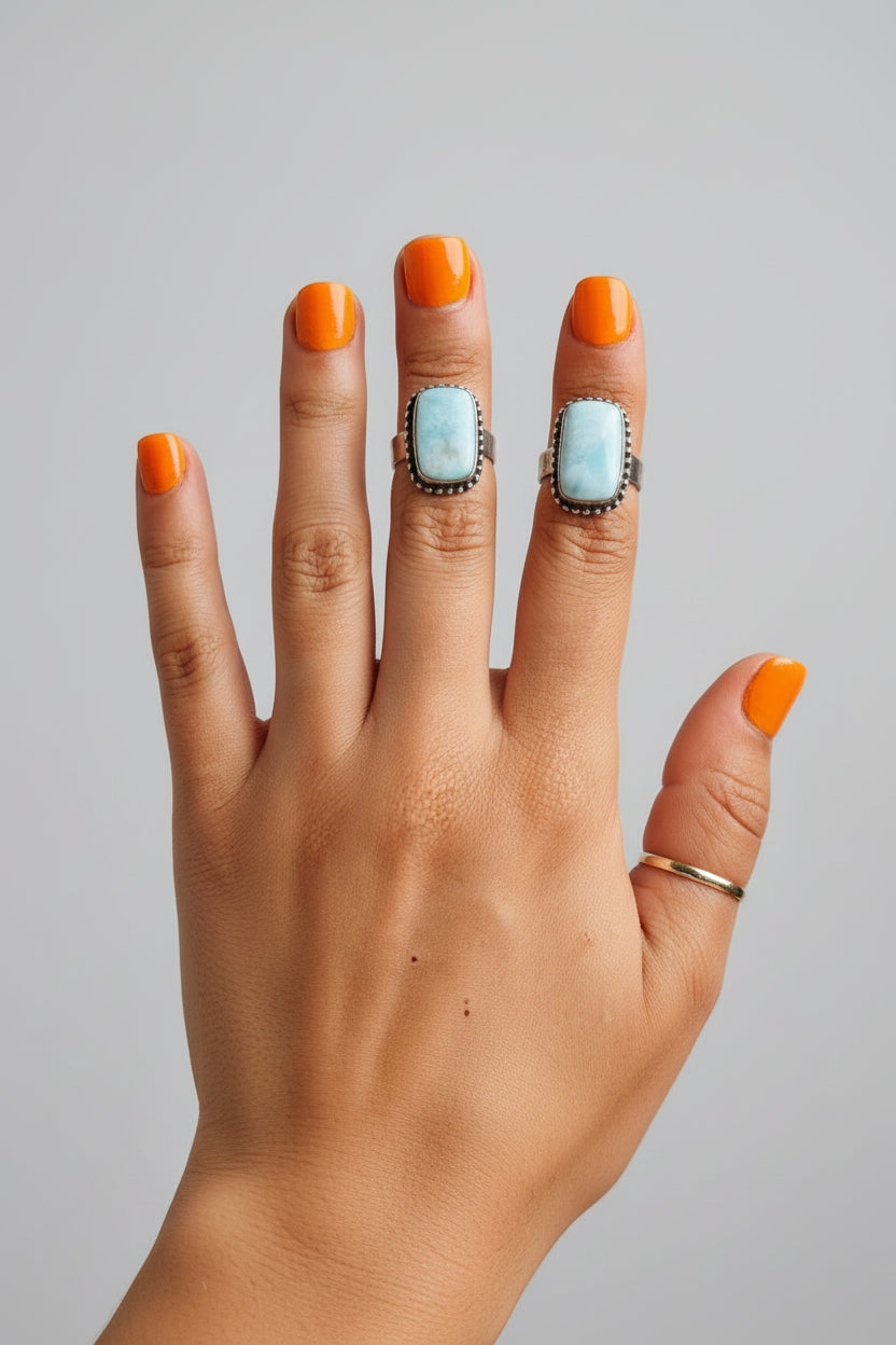 Tallow Larimar Ring - Wooten's