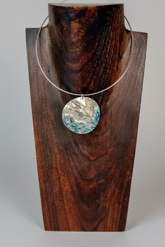 Tampa Abalone Neck Ring Necklace - Wooten's