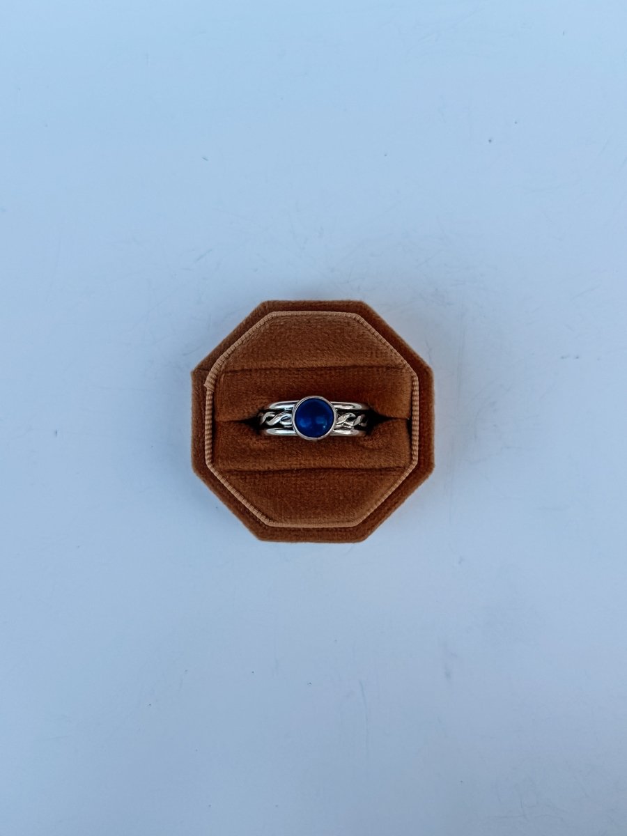 Temple Blue Lapis Ring - Horseshoe J & Co.