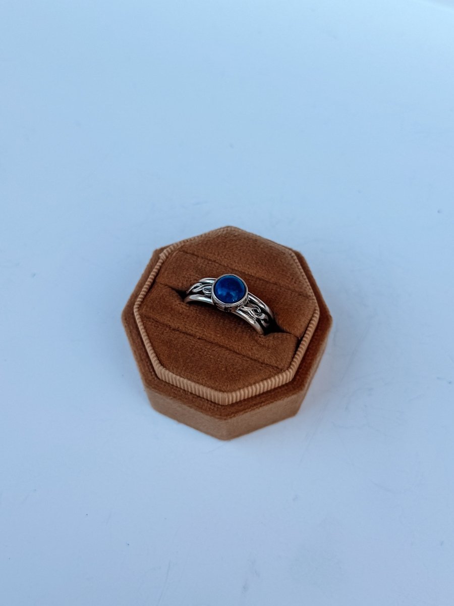 Temple Blue Lapis Ring - Horseshoe J & Co.