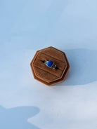 Temple Rectangle Blue Lapis Ring - Horseshoe J & Co.