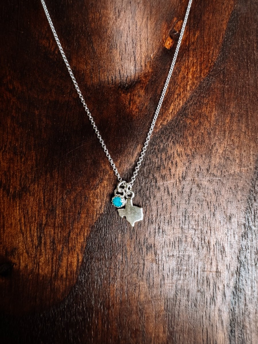 Texas Turquoise Necklace - Horseshoe J & Co.