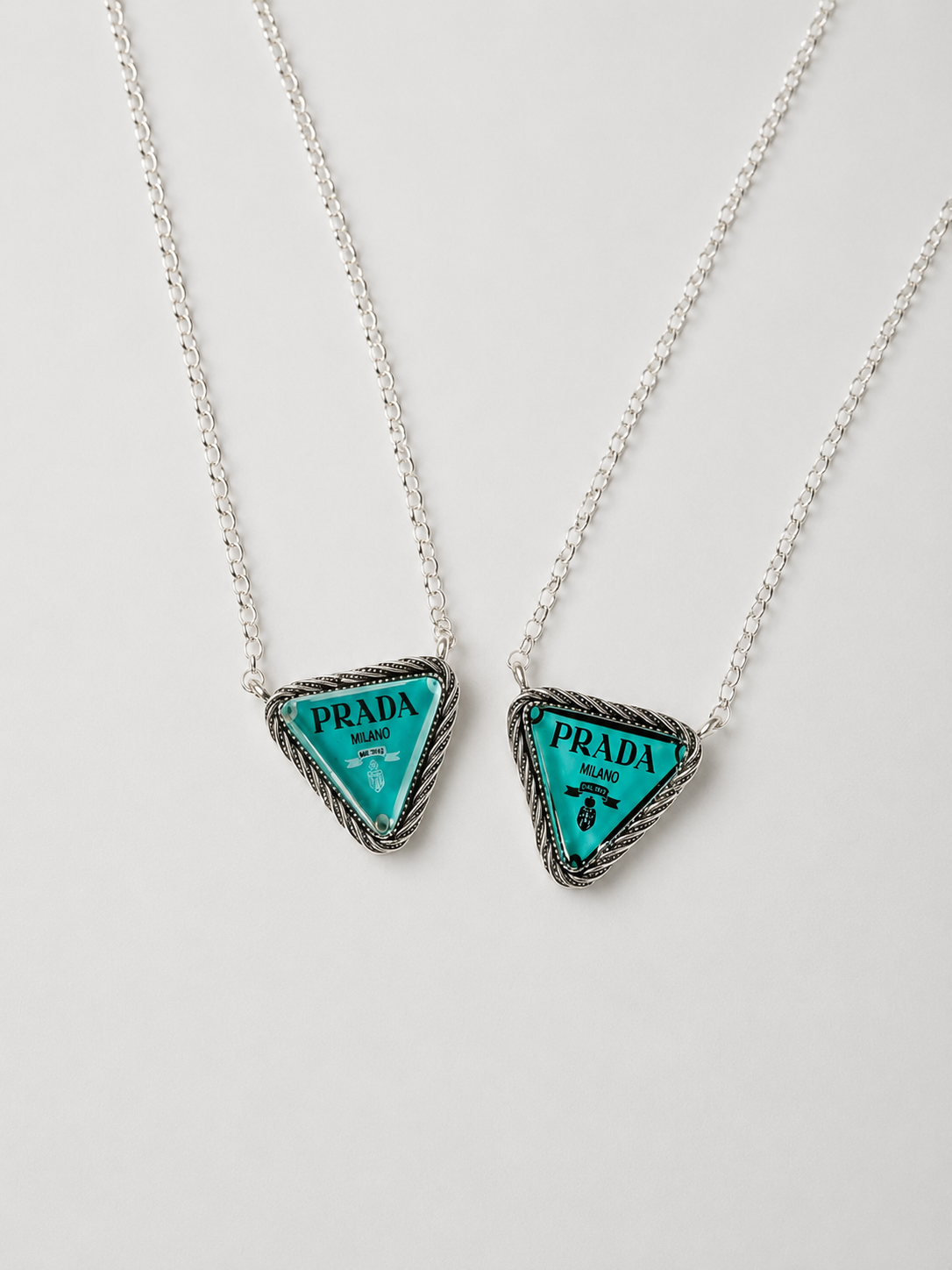The Blue Nameplate Necklace - Wooten's
