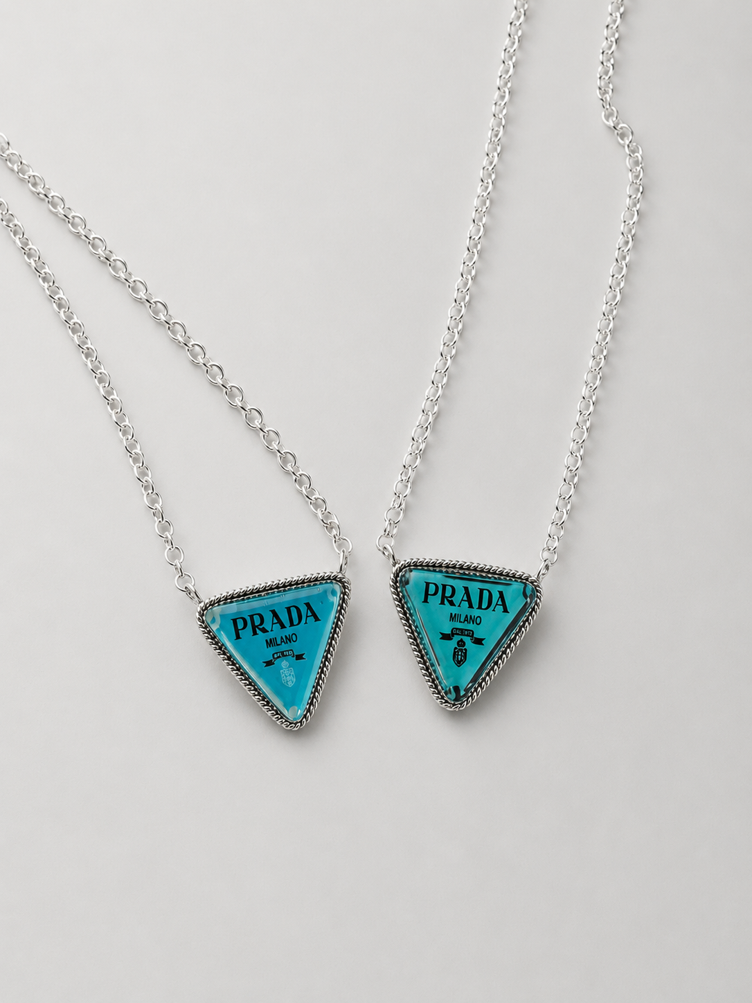 The Blue Nameplate Necklace - Wooten's