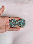 The Pine Turquoise Cluster Earrings - Horseshoe J & Co.