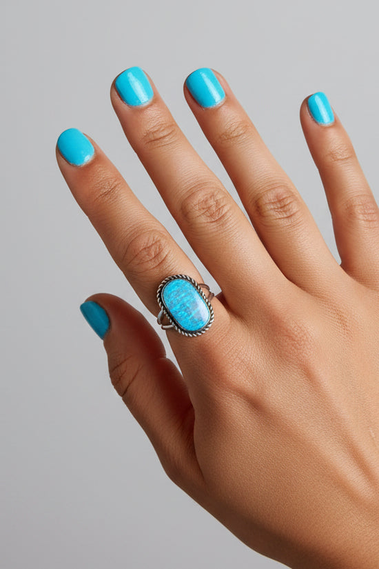 Thompson Blue Opal Ring - ring - Wooten's