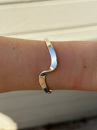 Tiptonville Silver Wave Cuff - Horseshoe J & Co.
