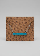 Train of Love Turquoise Bar Necklace - Wooten's
