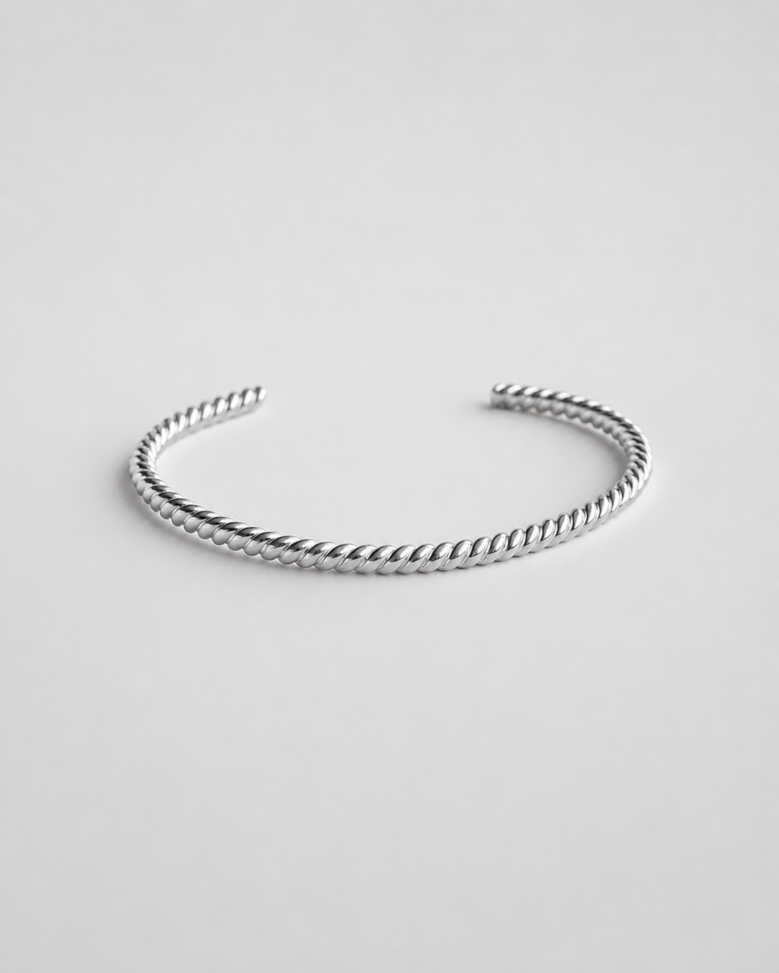 Trent Silver Twist Cuff - Wooten's