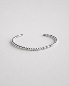 Trent Silver Twist Cuff - Wooten's