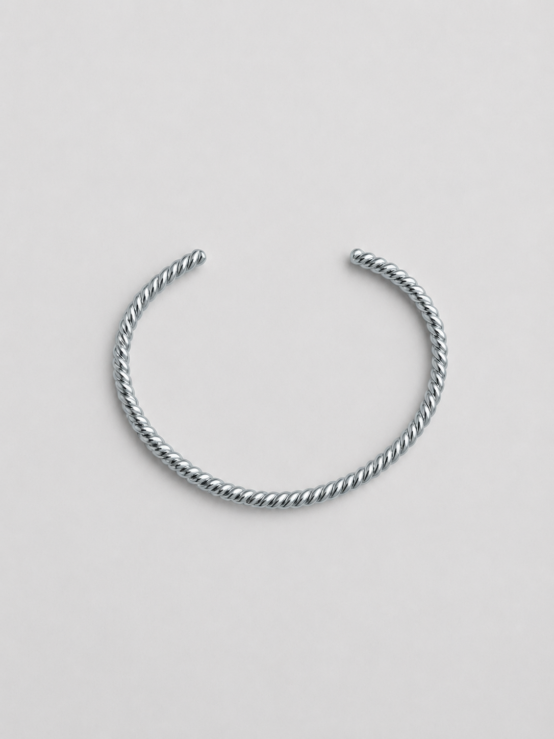 Trent Silver Twist Cuff - Wooten's