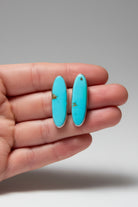 Trenton Long Turquoise Stud Earrings - Wooten's