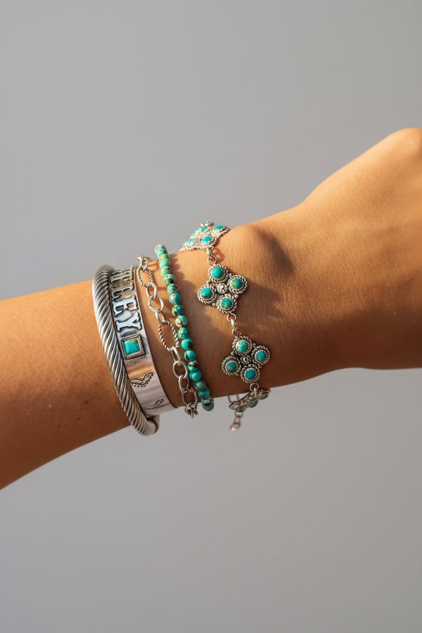 Trinidad Turquoise Link Bracelet - Wooten's
