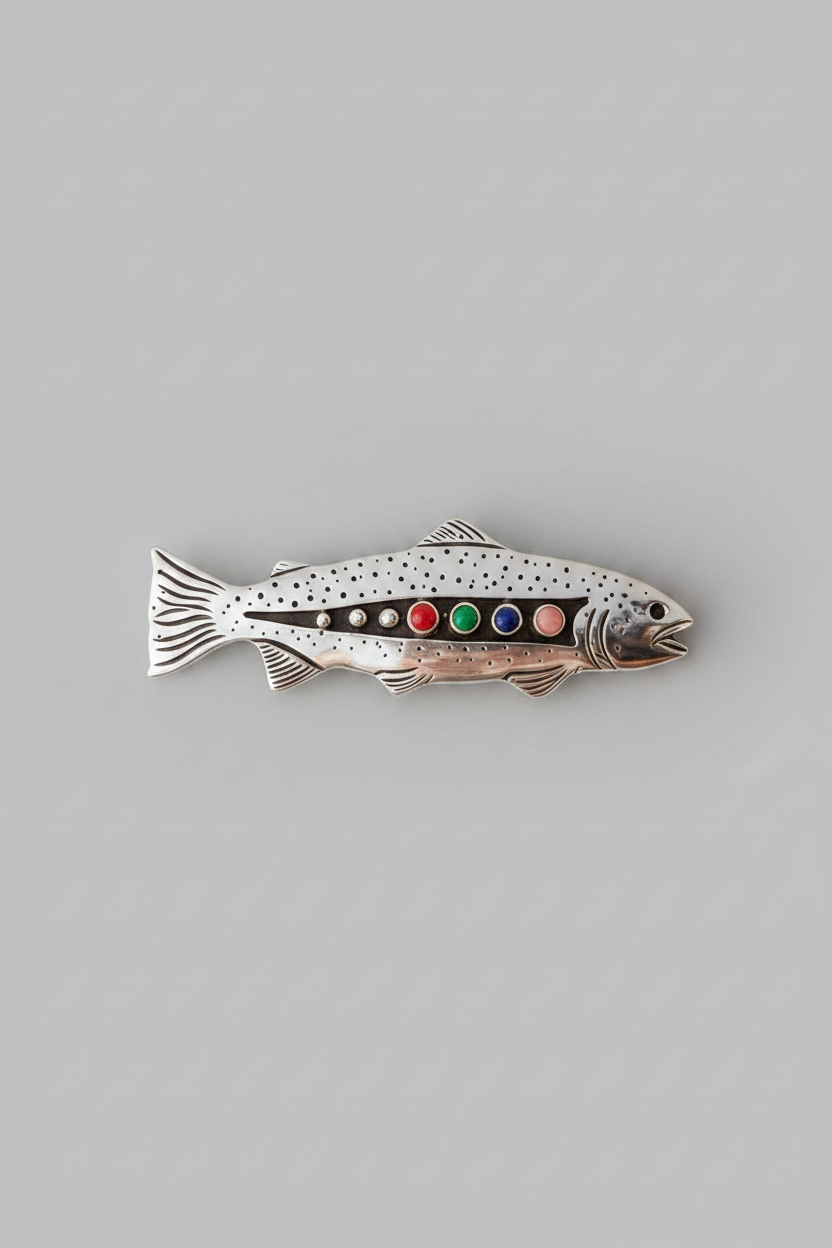 Trout Pin/Necklace Pendant - Wooten's