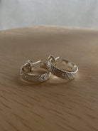Troy Snake Print Hoop Earrings - Horseshoe J & Co.