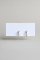 Troy Snake Print Hoop Earrings - Wooten's