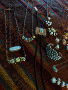 Turquoise Bolo Tie - Horseshoe J & Co.