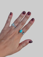 Turquoise Horned Frog Ring - Wooten's