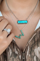 Turquoise Initial Necklace - Wooten's