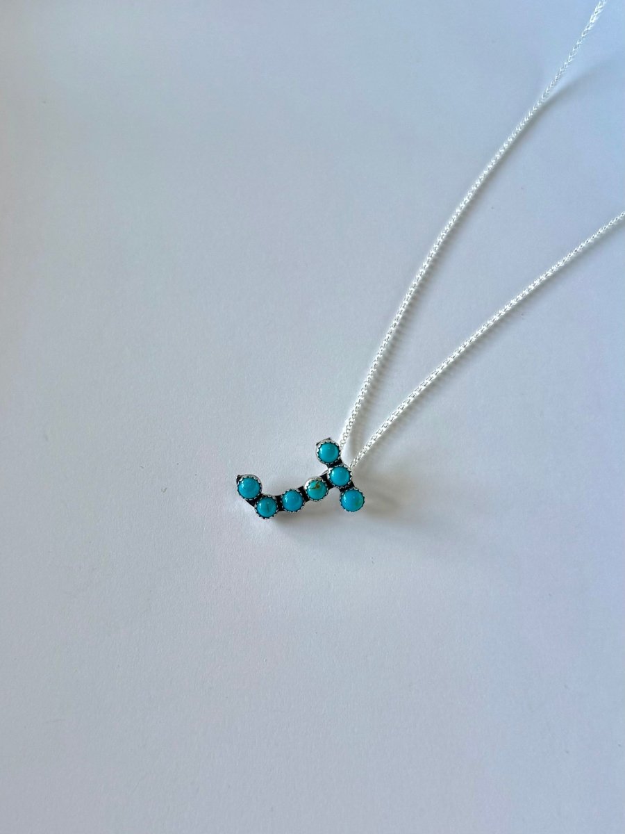 Turquoise Initial Necklace - Wooten's