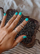 Unchained Silver Stamped Ring - Horseshoe J & Co.