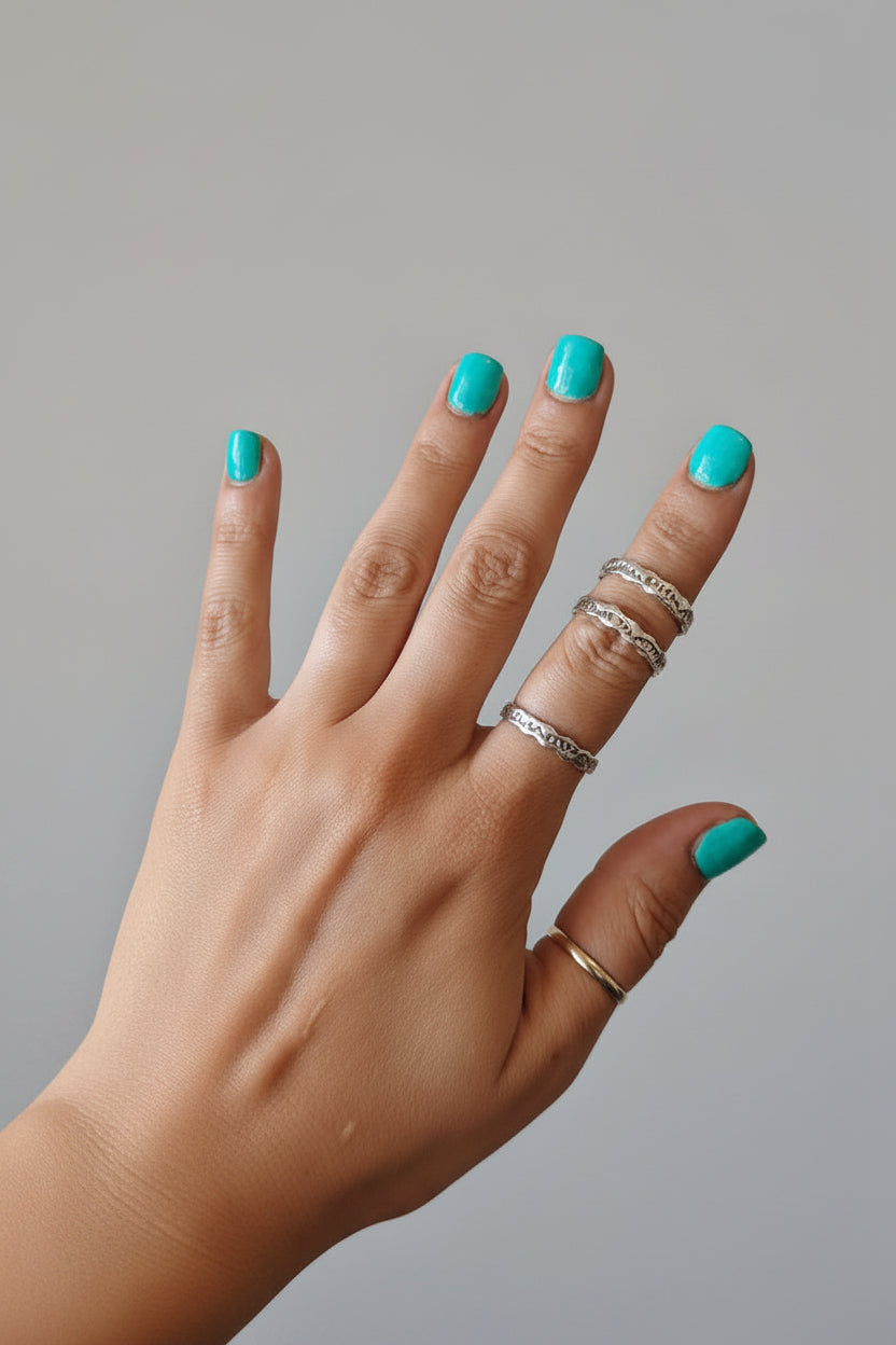 Unchained Silver Stamped Ring - Wooten's