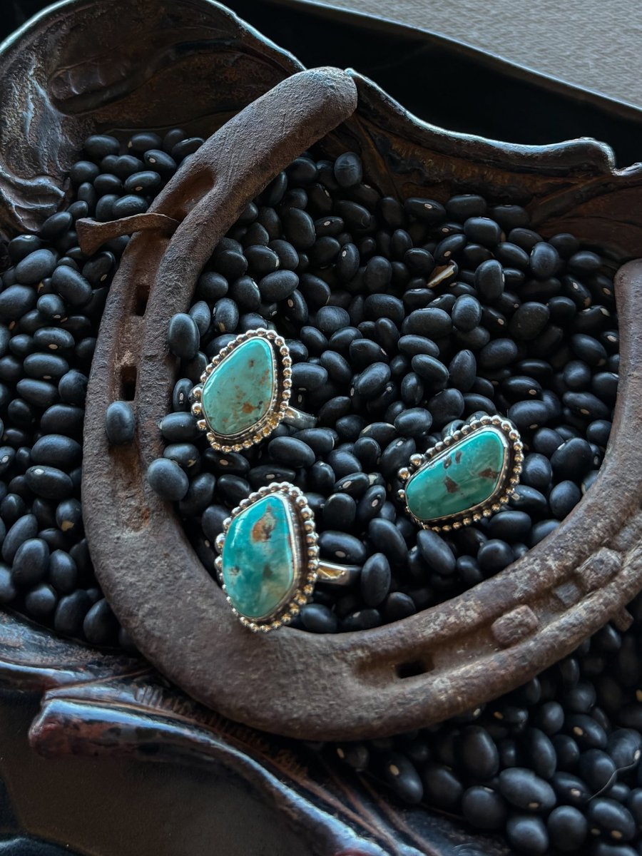 Unwound Turquoise Adjustable Ring - Horseshoe J & Co.