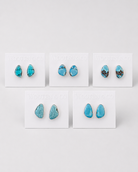 Veribest Golden Hills Turquoise Stud Earrings - Wooten's
