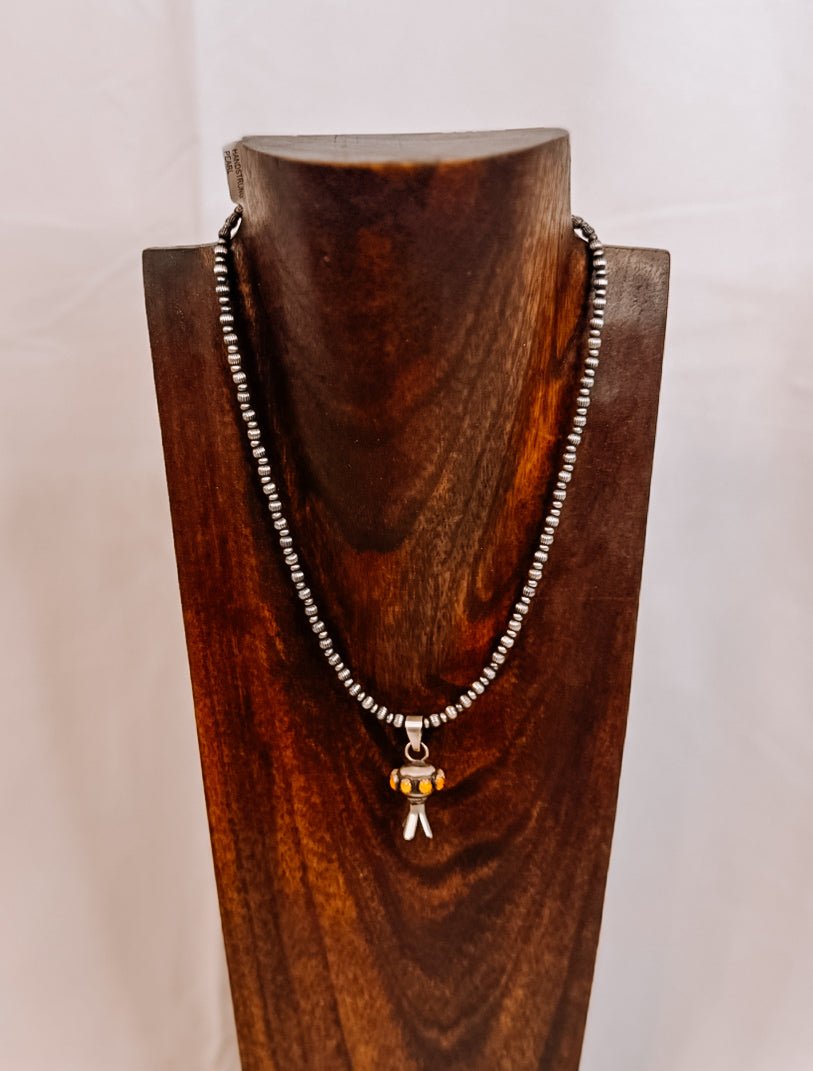 Vidor Orange Spiny Blossom Pendant - Wooten's