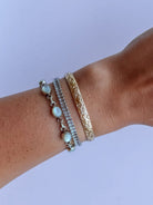 Votaw Gold Filled Patterned Cuff - Horseshoe J & Co.