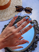 Wagner Square Link Ring - Horseshoe J & Co.