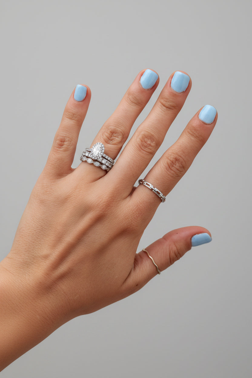 Wagner Square Link Ring - Wooten's