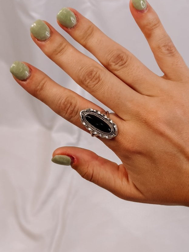 Waverly Black Onyx Ring - Wooten's