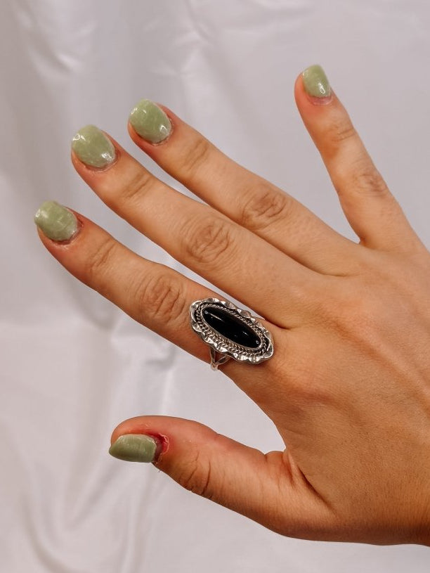 Waverly Black Onyx Ring - Wooten's