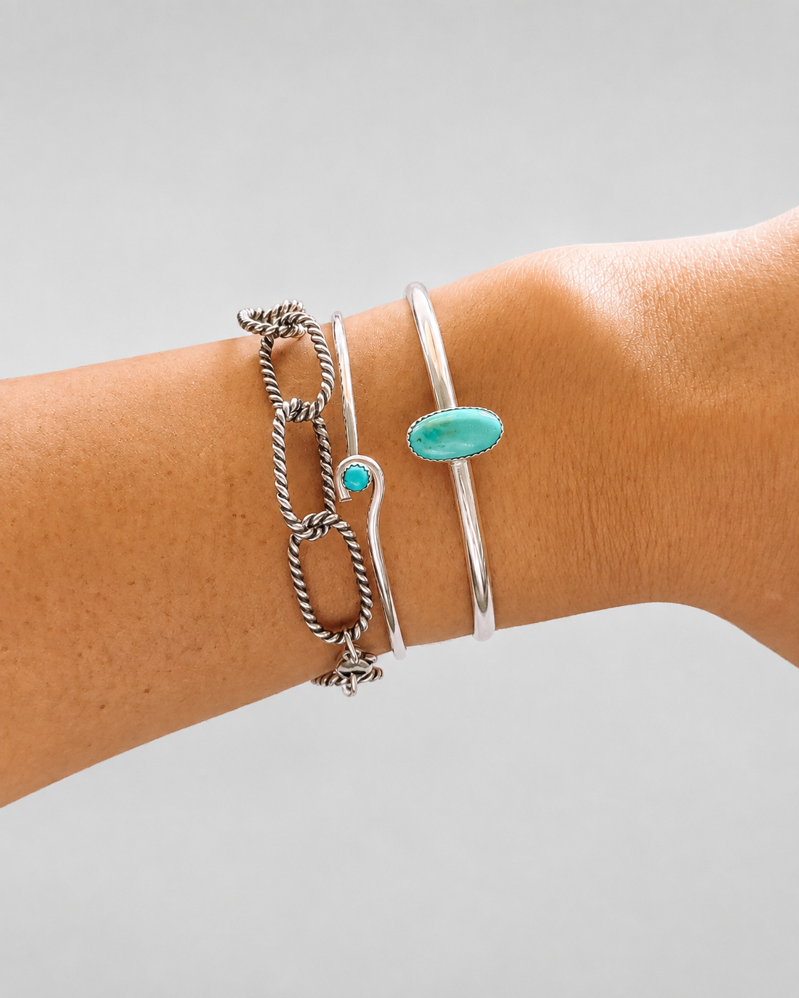 Weir Turquoise Cuff Bracelet - Wooten's