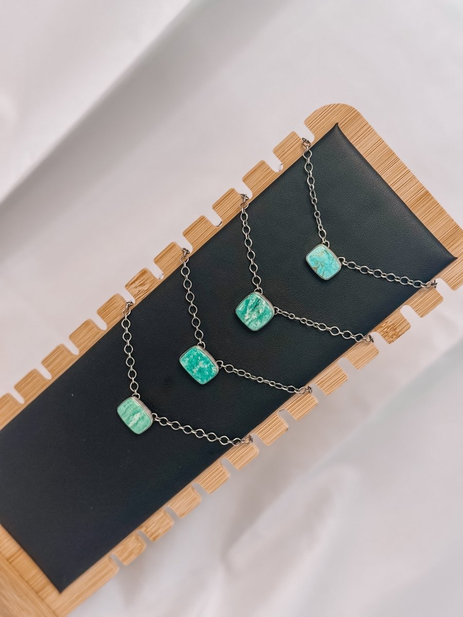 Wharton Whitewater Turquoise Necklace - Wooten's