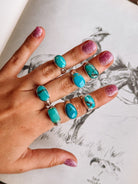 Wild Ember Turquoise Ring - Horseshoe J & Co.