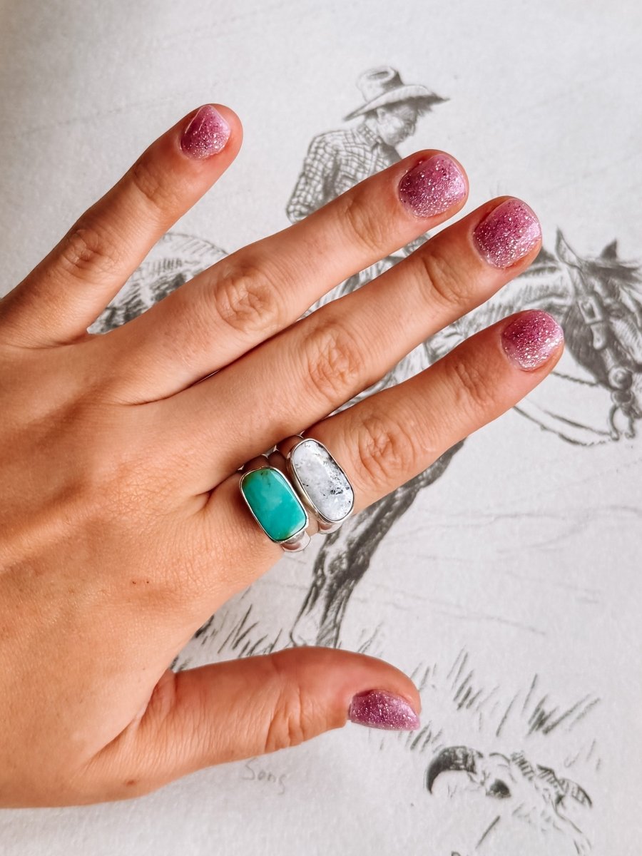 Wild Ember White Buffalo Ring - Horseshoe J & Co.