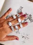 Wild Ember White Buffalo Ring - Horseshoe J & Co.