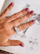 Wild Ember White Buffalo Ring - Horseshoe J & Co.