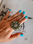 Windom Sonoran Gold Turquoise Ring - ring - Horseshoe J & Co.