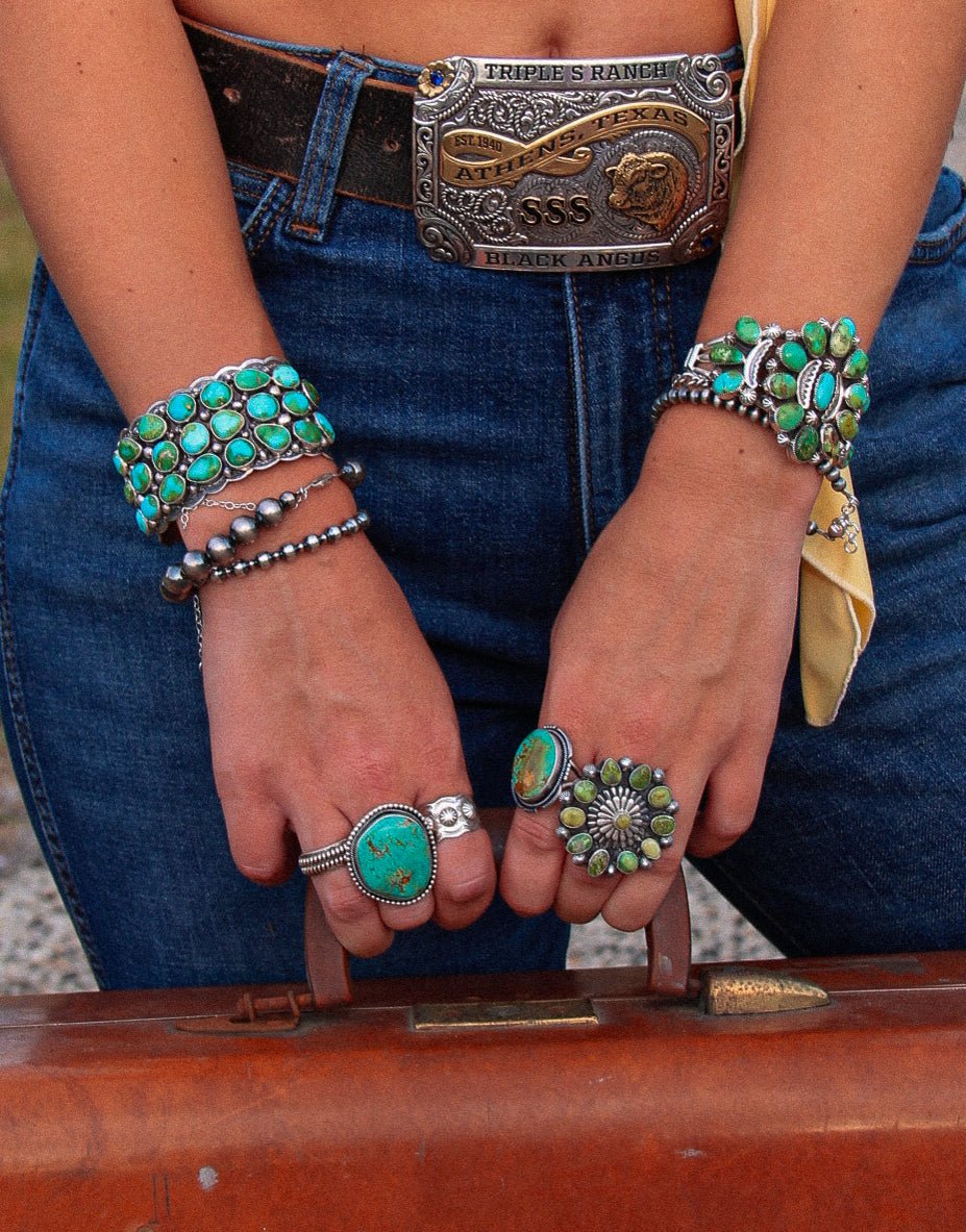 Windom Sonoran Gold Turquoise Ring - ring - Wooten's