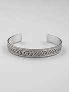Winnie Silver Patterned Cuff - Wooten's